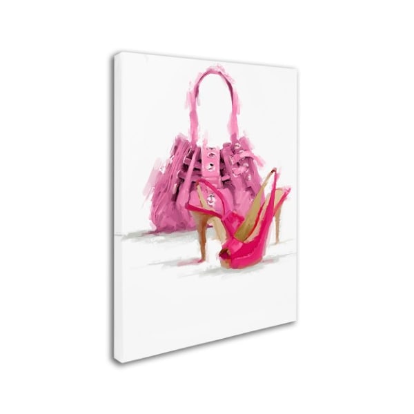 The Macneil Studio 'Pink Bag' Canvas Art,14x19